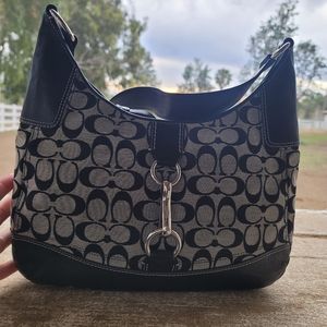 Coach Signature Canvas Shoulder Bag